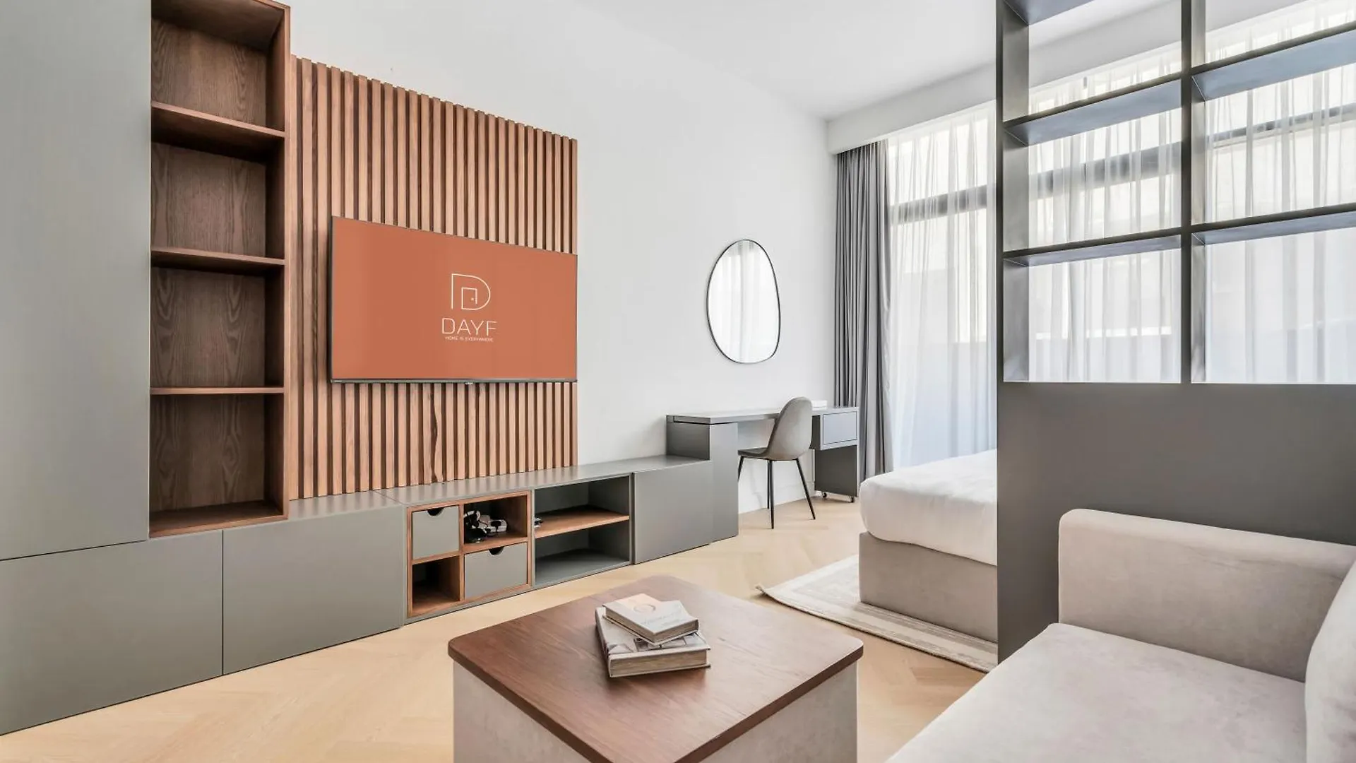 Dayf-Ser03 Brand New Studio With Balcony In Jvc location